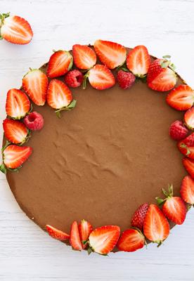 Chocolate Chia Icebox Tart