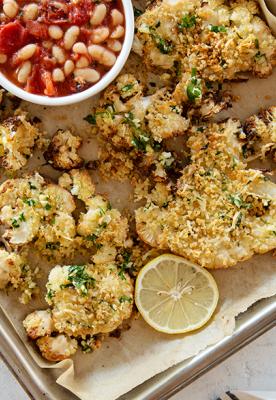Vegan Crispy Coated Cauliflower
