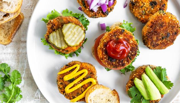 Easy Vegan Sweet Potato Sliders