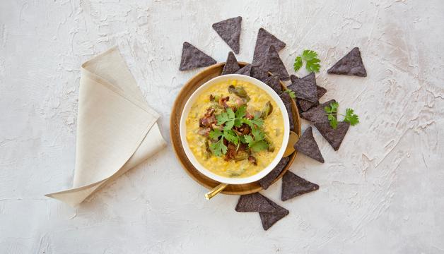 Corn and Green Chili Chowder 