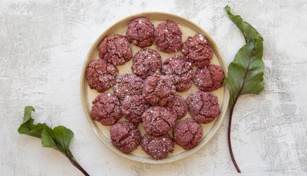 Heart Beet Cookies