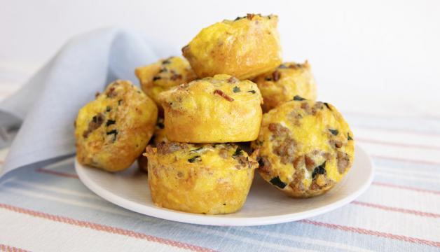 Sausage Egg Bites in a Hash Brown Nest Recipe