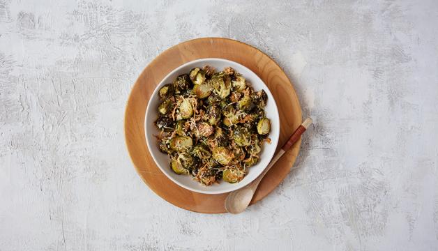 Roasted Brussels Sprouts with Parmesan