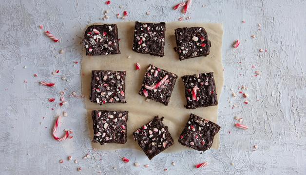 Peppermint Fudge Brownies