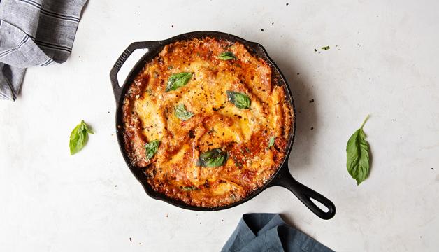 One-Pot Vegetarian Lasagna
