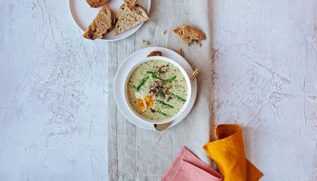 Cashew Cream of Asparagus Soup