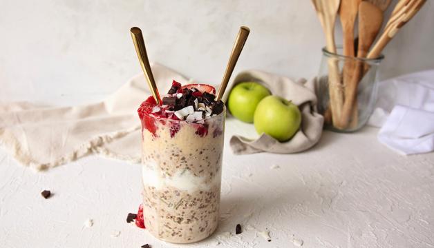 Apple Pie Overnight Oats