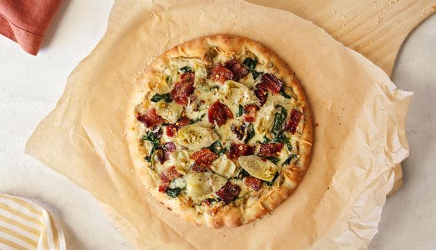 Spinach Artichoke Pizza
