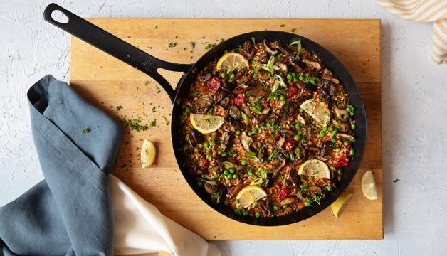 Vegan Mushroom Paella