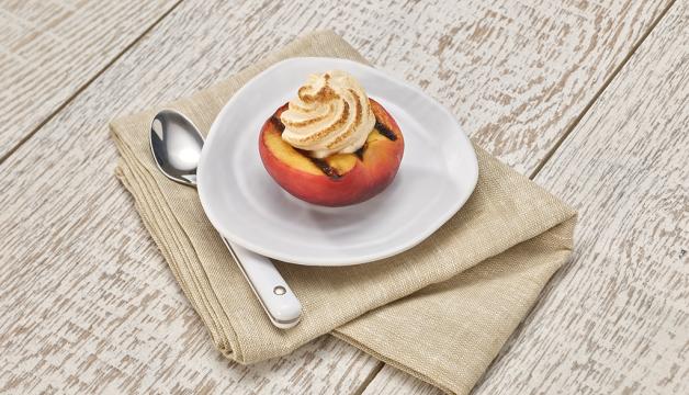 Grilled Peaches with Creamy Toppings - fourth image