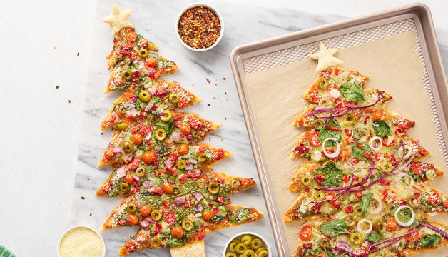 Christmas Tree Pizza