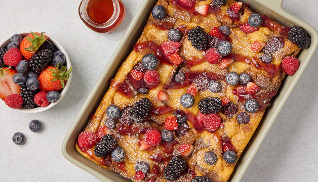 Triple Berry Gluten-Free French Toast Bake