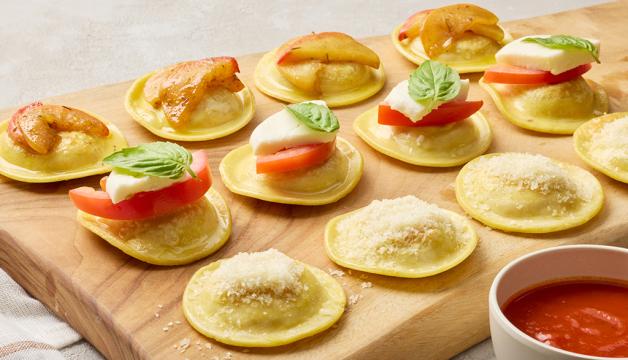 Ravioli Bites, Three Ways