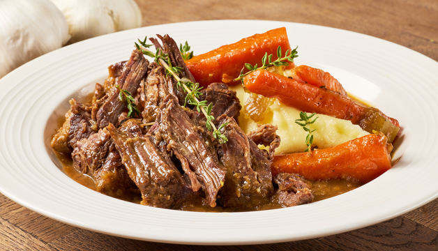Garlic-Infused Pot Roast