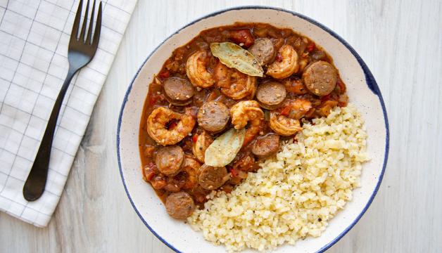 Spicy Shrimp and Sausage Jambalaya