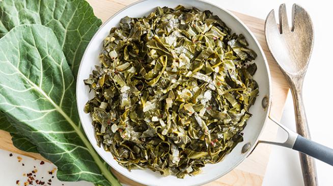 Slow Cooked Collard Greens Recipe