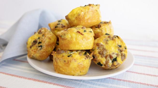 Sausage Egg Bites in a Hash Brown Nest Recipe
