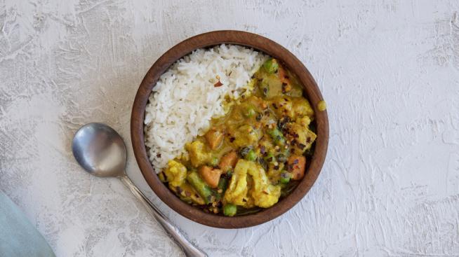 Chicken and Vegetable Korma Recipe