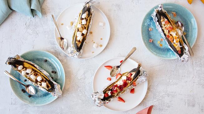 Stuffed Banana Boats