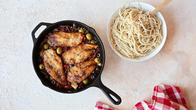 Chicken Antipasto Skillet Meal