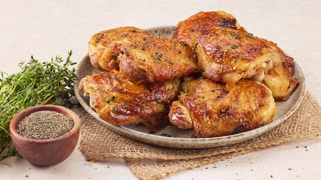 Salt and Pepper Chicken Thighs