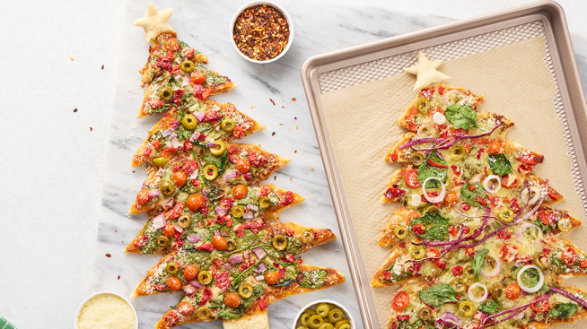 Christmas Tree Pizza