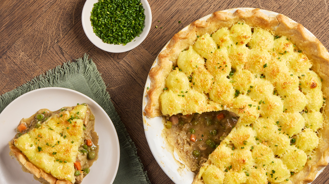 Holiday Leftovers Pot Pie