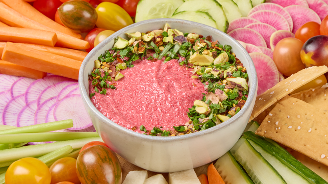 Creamy Beet and Feta Dip