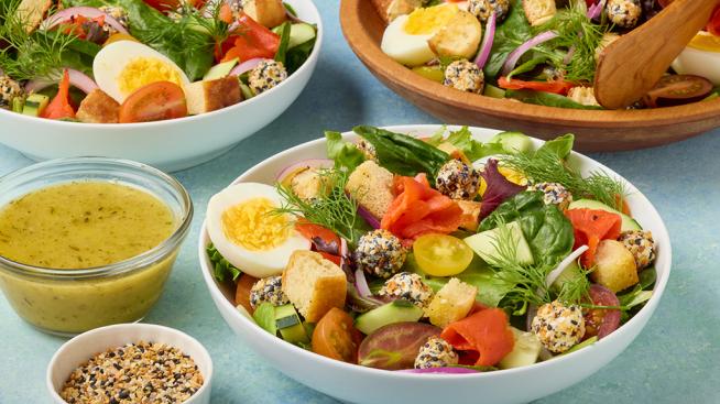Everything But the Bagel Smoked Salmon Salad