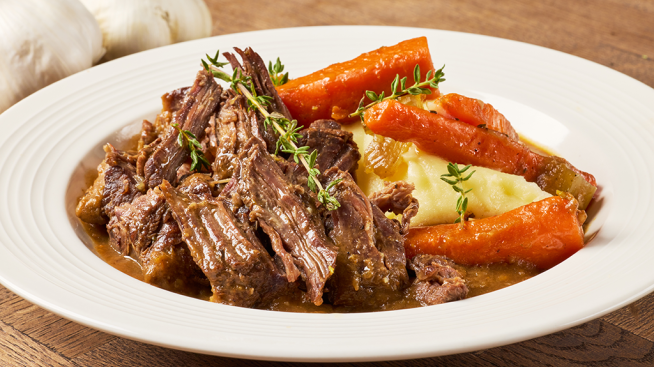 Garlic-Infused Pot Roast
