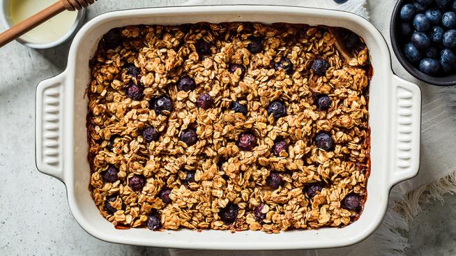 Blueberry Baked Oatmeal
