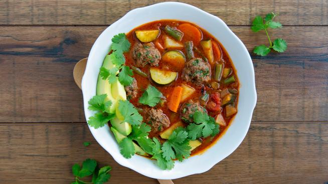 Sopa de Albóndigas (Mexican Meatball Soup)