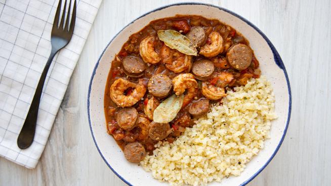 Spicy Shrimp and Sausage Jambalaya