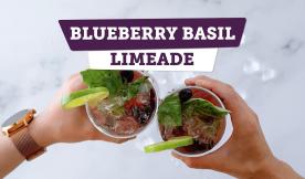 Blueberry Basil Limeade