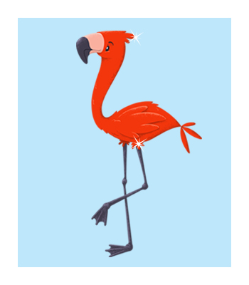 Flor, the Flamingo