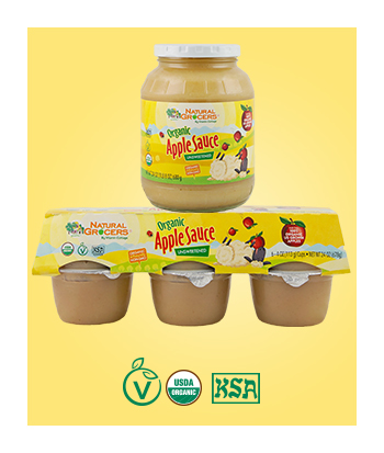 Natural Grocers Brand Organic Applesauce