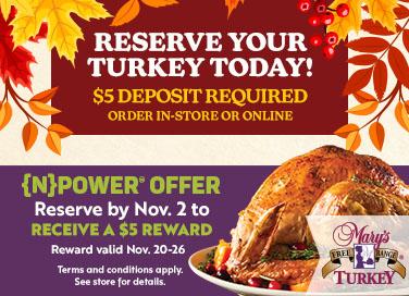 Reserve a Turkey